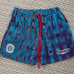 Boys mesh Overtime Jellyfam Multicolor Athletic Shorts